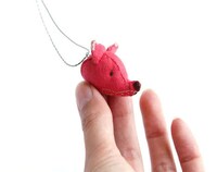 Woolen Fox Necklaces Image 4