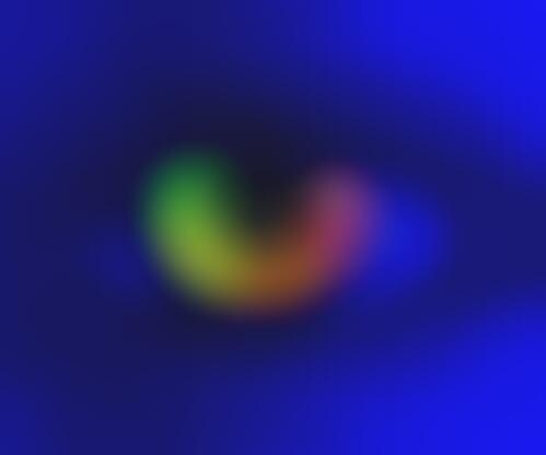 Glowing Rainbow Contacts