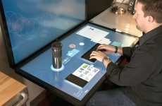 Projected Touchscreen Tables