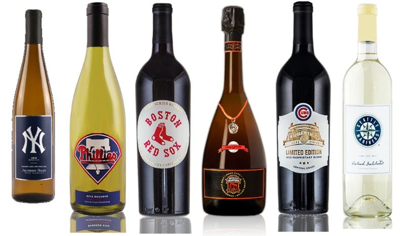 Patriotic Baseball Wines