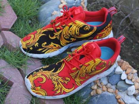 Graphic Baroque Sneakers