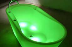 Glowing Neon Bathtubs