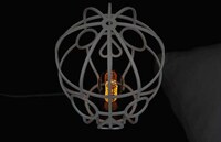 Wireframe Skull Lighting Image 3