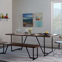 Minimalist Wood Slab Furniture Image 2