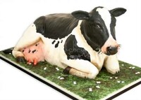 Life Sized Cow Cakes