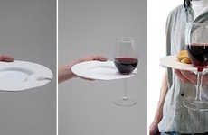 Wine Glass Holding Dishes