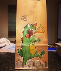 Heroic Paper Bag Art Image 6