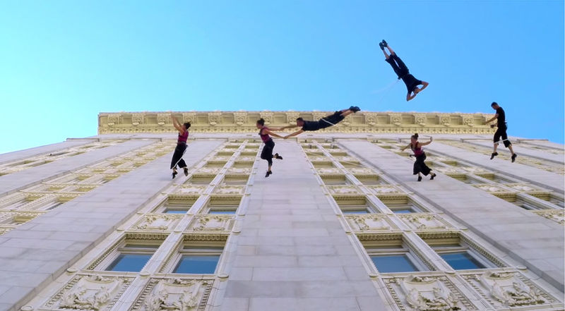 Surreal Vertical Dancing