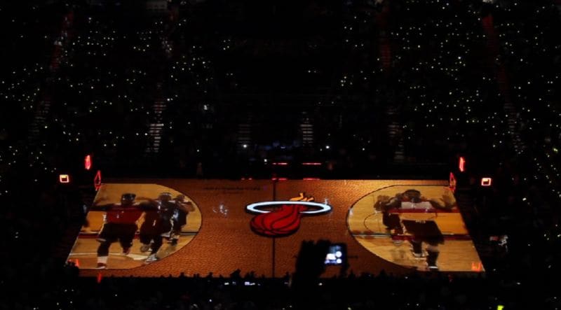 3D Projection Basketball Courts