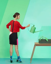 Color Block Fashion Image 3