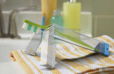 Tripod Toothbrush Containers