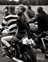 Romantic Biker Editorials Image 2