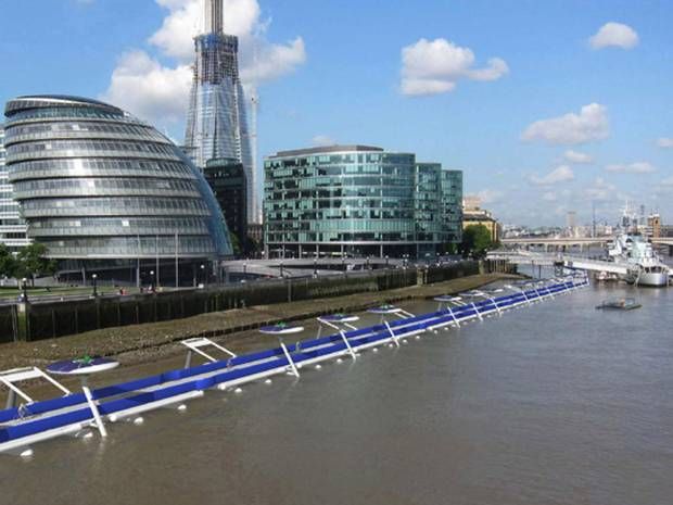 Buoyant Biking Lanes
