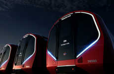 Futuristic Driverless Trains
