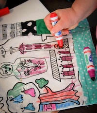 Washable Coloring Mats Image 2