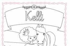 Personalized Princess Coloring Books