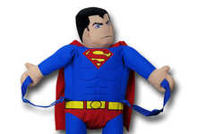 Plushy Superhero Backpacks