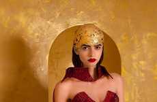 Gold-Encrusted Hairstyles