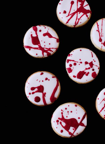 Blood Splatter Cookies