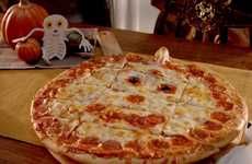 Jack-O-Lantern Pizzas