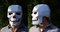 DIY Geometric Paper Masks Image 5