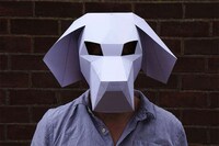 DIY Geometric Paper Masks Image 6