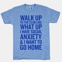 Social Anxiety Shirts Image 4
