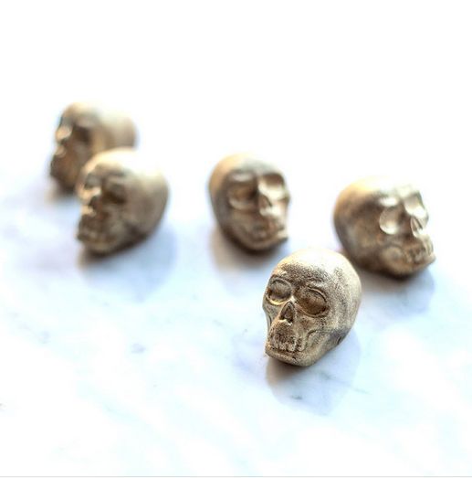 High-End Skull Chocolates