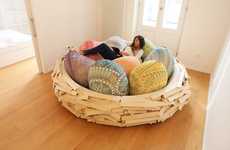 Abstract Avian Loungers