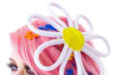 Exaggerated Floral Accessories