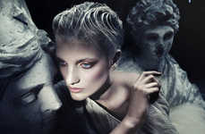 Statue-Inspired Model Portraits