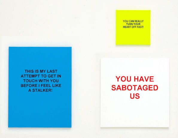 Heartbreak Text Installations Image 2