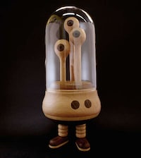 Wooden Robot Toys Image 3