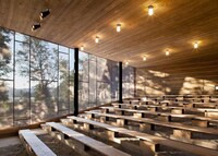 Mirrored Forested Cabins Image 6