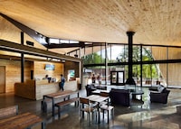 Mirrored Forested Cabins Image 7