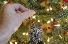 Throne-Themed Tree Ornaments