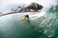 Winter Surf Photography