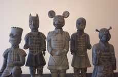 Ancient Pop Culture Statues