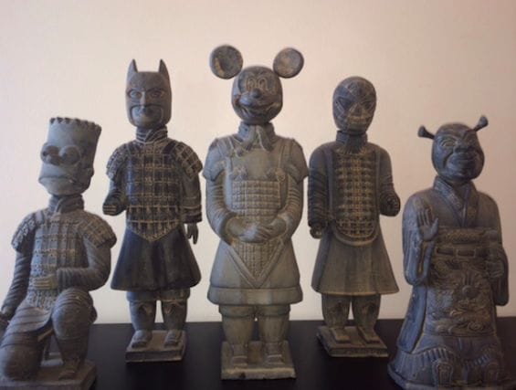 Ancient Pop Culture Statues