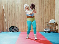 Elderly Athlete Photography Image 3