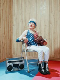 Elderly Athlete Photography Image 5