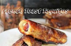 French Toast-Rolled Sausages