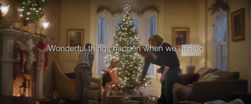 Festive Anti-Tech Ads