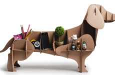 Cardboard Canine Shelving