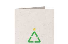 Recycled Evergreen Cards