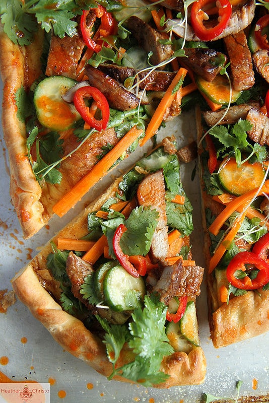 Spicy Asian Pizzas