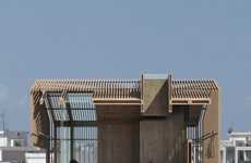 Slatted Rooftop Cabins