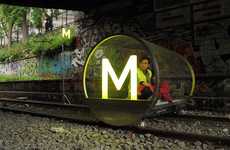 Futuristic Railway Pods