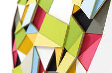 Polygonal Paper Art Sculptures