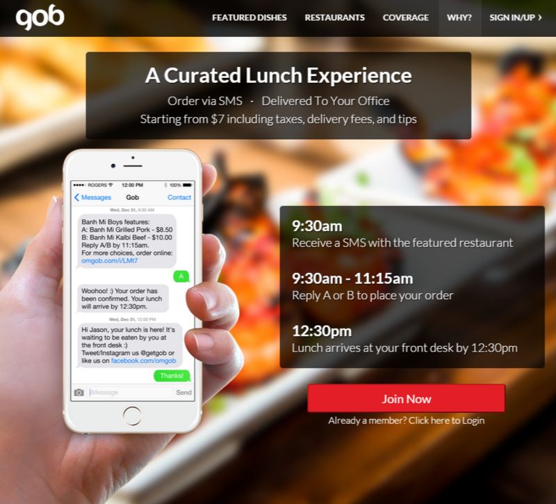 SMS Lunch Services